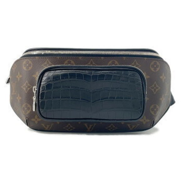 Louis Vuitton Monogram Crocodile Bum Bag Black - Picture 1 of 8